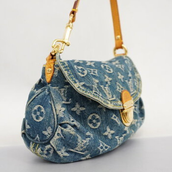 Louis Vuitton Monogram Denim Mini Pleaty Handbag - Picture 2 of 11